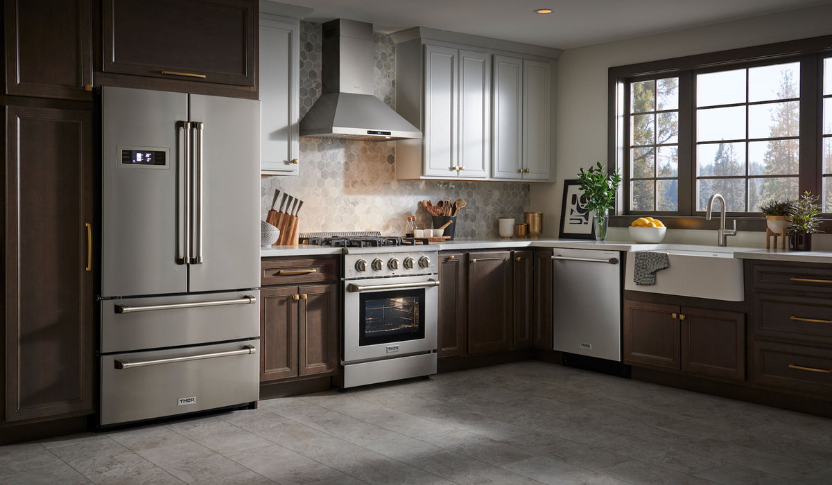 THOR kitchen appliances in a furnished kitchen