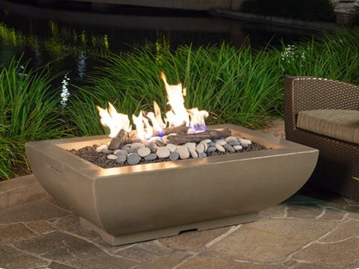 American Fyre Designs Bordeaux Rectangle Fire Bowl