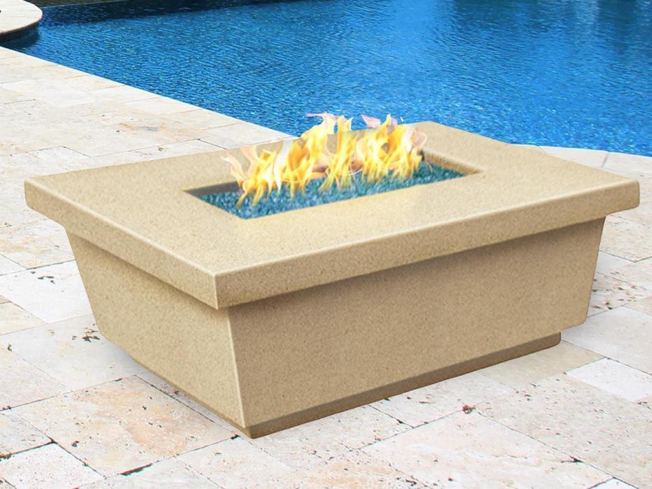 American Fyre Designs Contempo Rectangle Fire Table