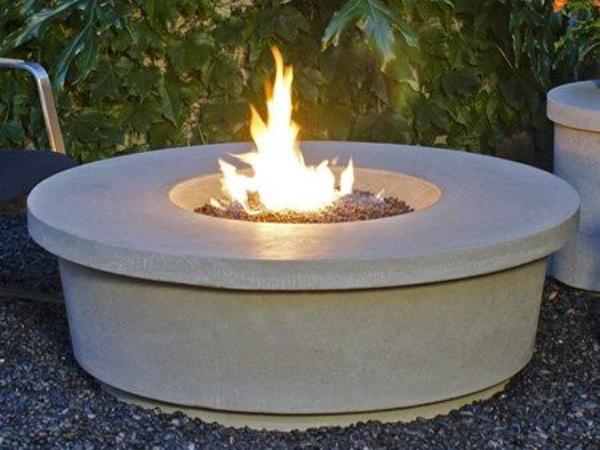 American Fyre Designs Contempo Round Fire Table