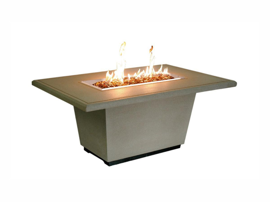 American Fyre Designs Cosmopolitan Rectangle Fire Table