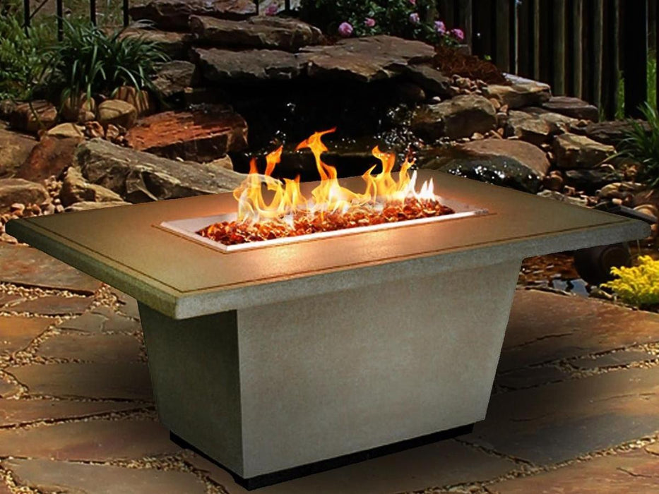 American Fyre Designs Cosmopolitan Rectangle Fire Table