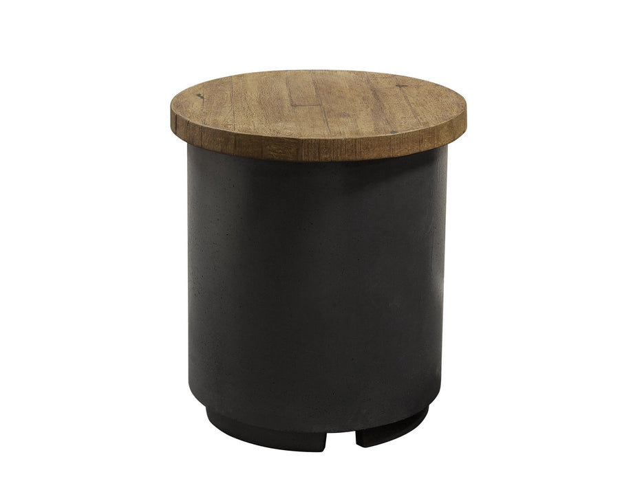 American Fyre Designs Reclaimed Wood Contempo Tank/End Table