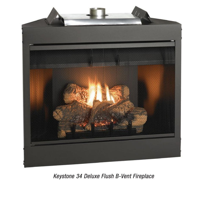 Empire 34" Keystone Deluxe B-Vent Fireplace