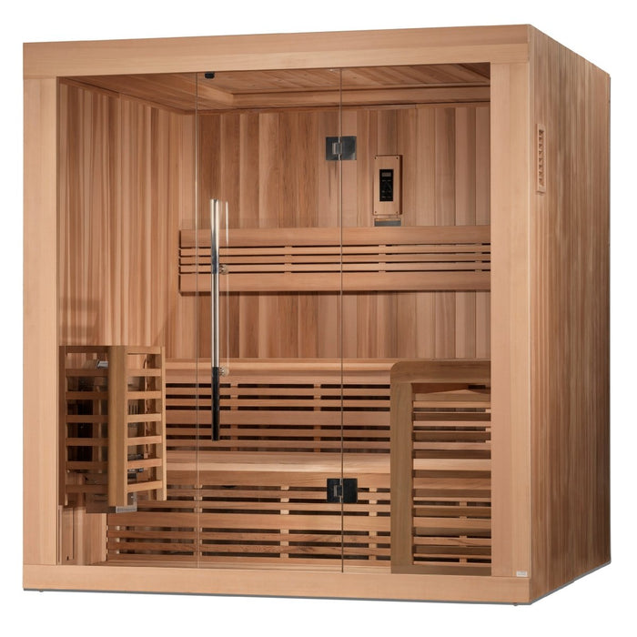 Golden Designs Cedar "Oslo" 6 Person Indoor/Outdoor Traditional Sauna GDI-7689-01