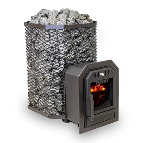 Cozy Heat 18kW Thru-Wall Wood Burning Sauna Stove
