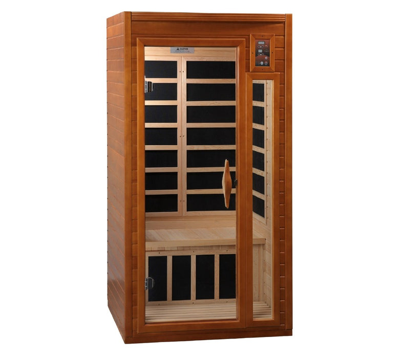 Dynamic Barcelona Elite 1 to 2 Person Ultra Low EMF FAR Infrared Sauna in Canadian Hemlock DYN-6106-01 Elite