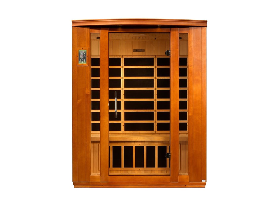 Dynamic Bellagio 3 Person Low EMF FAR Infrared Dry Sauna DYN-6306-02
