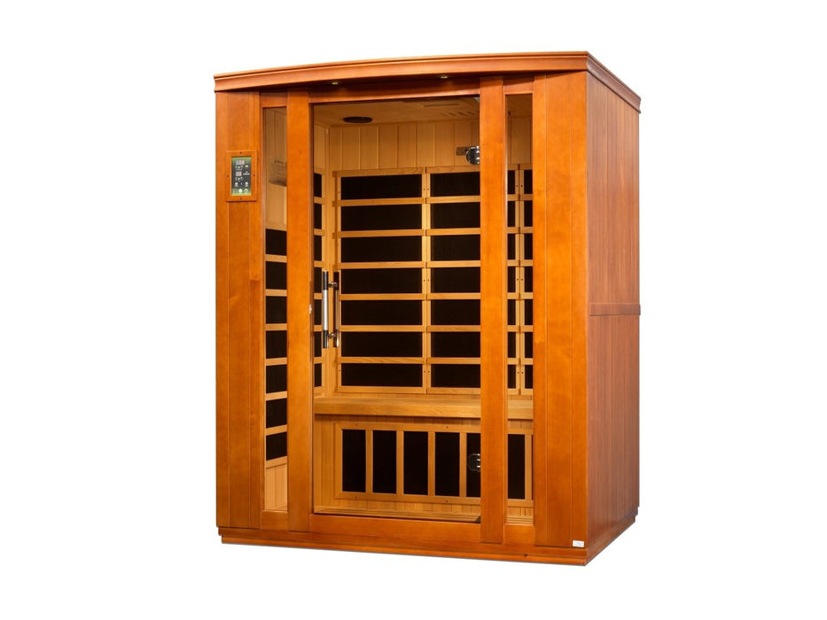 Dynamic Bellagio 3 Person Low EMF FAR Infrared Dry Sauna DYN-6306-02