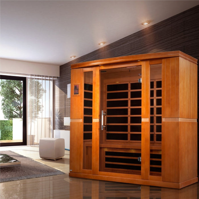 Dynamic Bergamo 4 Person FAR Infrared Dry Sauna DYN-6440-01