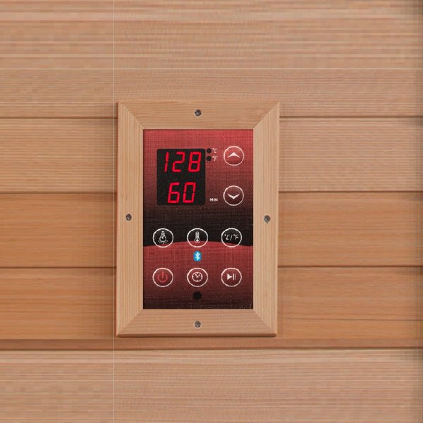 Dynamic Llumeneres 2 Person Ultra Low EMF FAR Infrared Dry Sauna DYN-6215-02 Elite