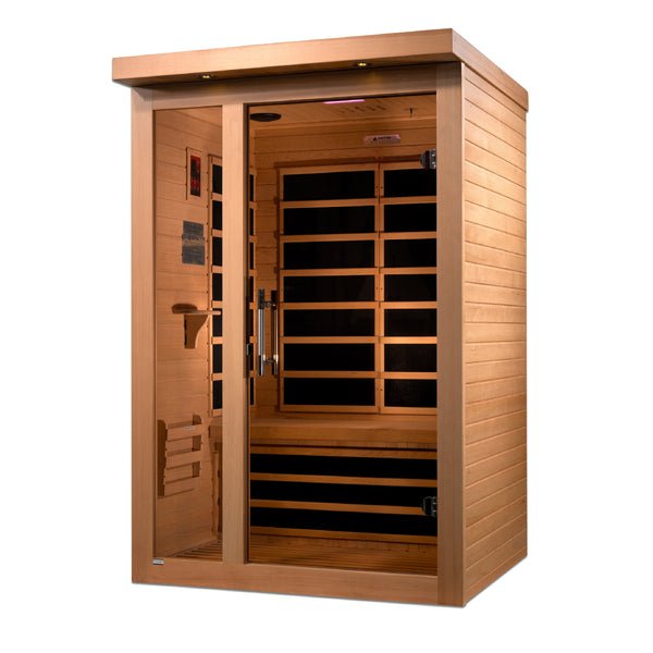 Dynamic Llumeneres 2 Person Ultra Low EMF FAR Infrared Dry Sauna DYN-6215-02 Elite