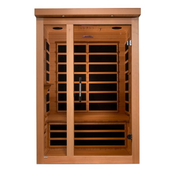 Dynamic Llumeneres 2 Person Ultra Low EMF FAR Infrared Dry Sauna DYN-6215-02 Elite