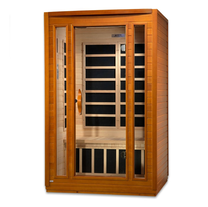 Dynamic San Marino Elite 2 Person Ultra Low EMF FAR Infrared Dry Sauna DYN-6206-01 Elite