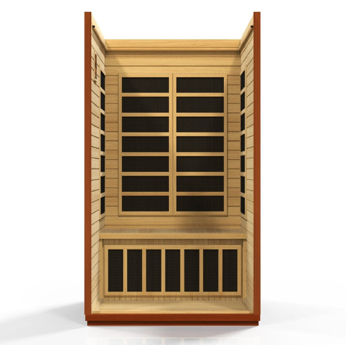 Dynamic San Marino Elite 2 Person Ultra Low EMF FAR Infrared Dry Sauna DYN-6206-01 Elite