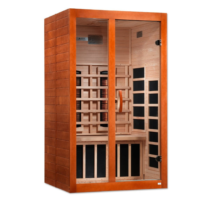 Dynamic Santiago 2 Person Full Spectrum Near Zero EMF FAR Infrared Dry Sauna DYN-6209-03 FS