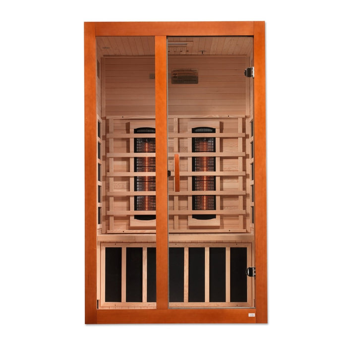Dynamic Santiago 2 Person Full Spectrum Near Zero EMF FAR Infrared Dry Sauna DYN-6209-03 FS
