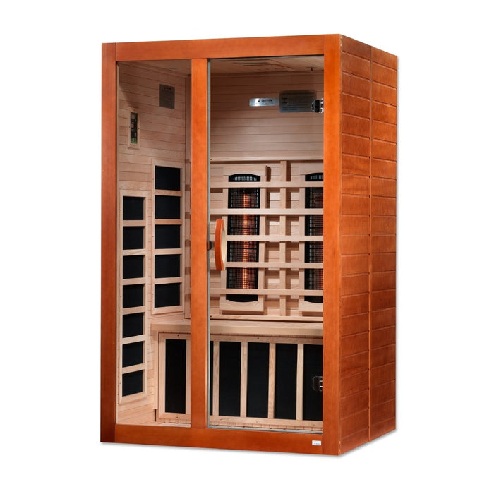 Dynamic Santiago 2 Person Full Spectrum Near Zero EMF FAR Infrared Dry Sauna DYN-6209-03 FS
