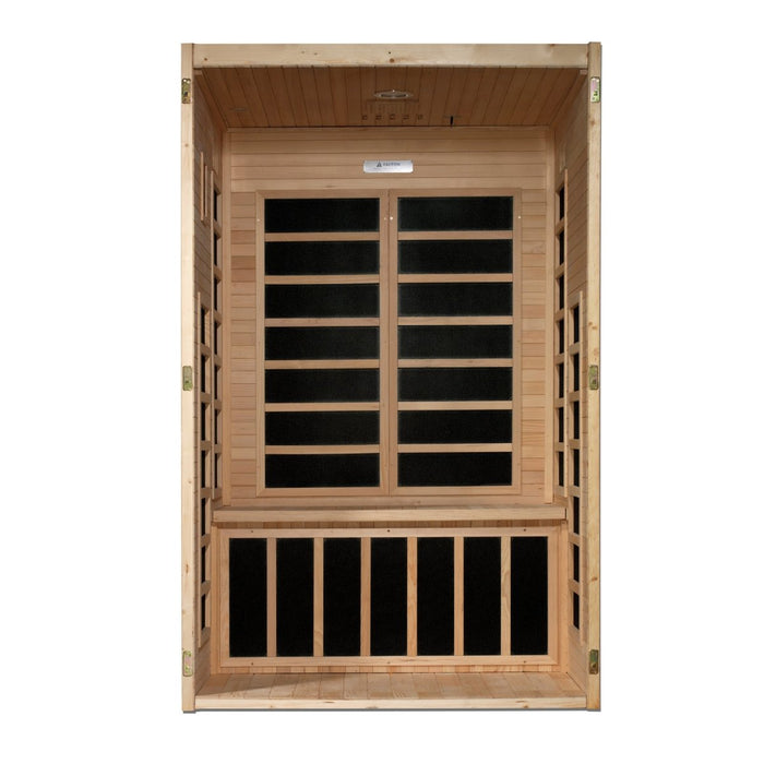 Dynamic Santiago 2 Person Low EMF FAR Infrared Dry Sauna DYN-6209-01