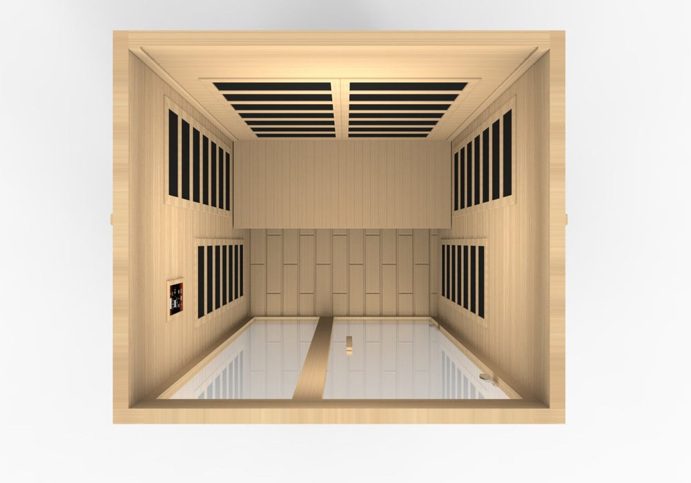 Dynamic Santiago 2 Person Low EMF FAR Infrared Dry Sauna DYN-6209-01