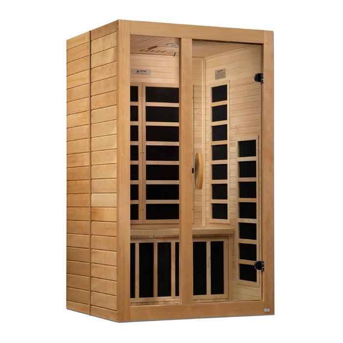 Dynamic Santiago 2 Person Low EMF FAR Infrared Dry Sauna DYN-6209-01