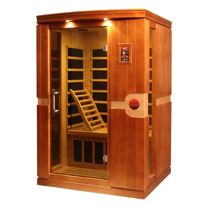 Dynamic Venice Elite 2 Person Ultra Low EMF FAR Infrared Dry Sauna DYN-6210-01 Elite