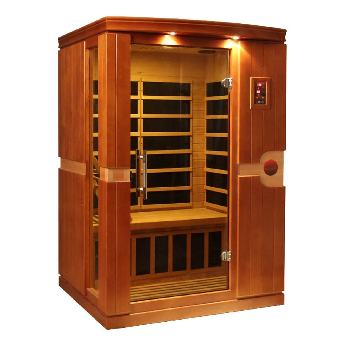 Dynamic Venice Elite 2 Person Ultra Low EMF FAR Infrared Dry Sauna DYN-6210-01 Elite