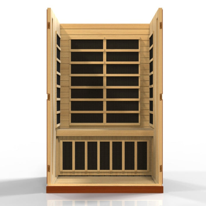 Dynamic Vittoria 2 Person Low EMF FAR Infrared Dry Sauna DYN-6220-01