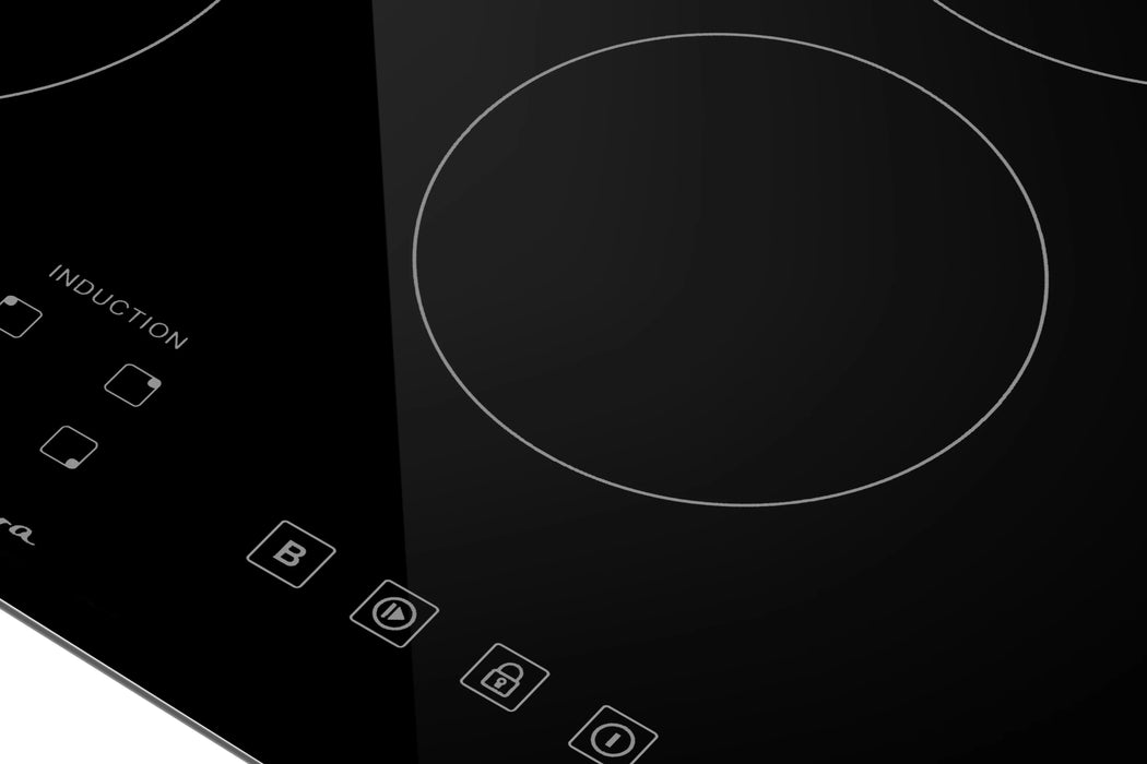 Empava 24-Inch Induction Cooktop with 4 Elements in Black (EMPV-IDC24)