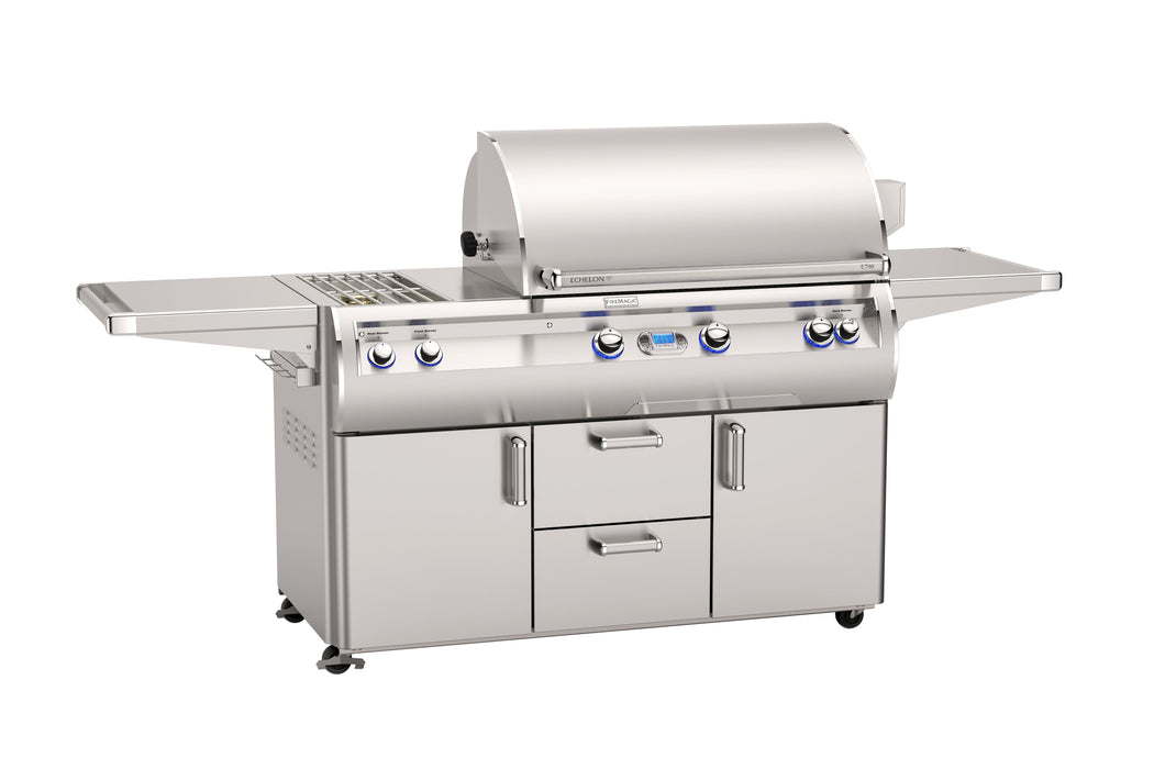 Fire Magic Echelon Diamond 36" Portable Grill w/ Double Side Burner E790s
