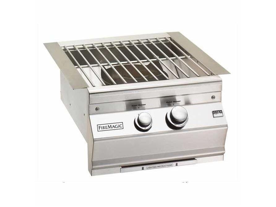 Fire Magic Propane Gas Built-In Power Burner With Stainless Steel Grid - 19-S0B1P-0