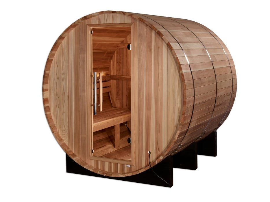 Golden Designs "Arosa" 4 Person Traditional Barrel Sauna GDI-B004-01