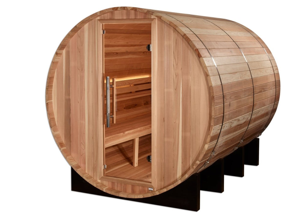 Golden Designs "Klosters" 6 Person Traditional Barrel Sauna GDI-B006-01