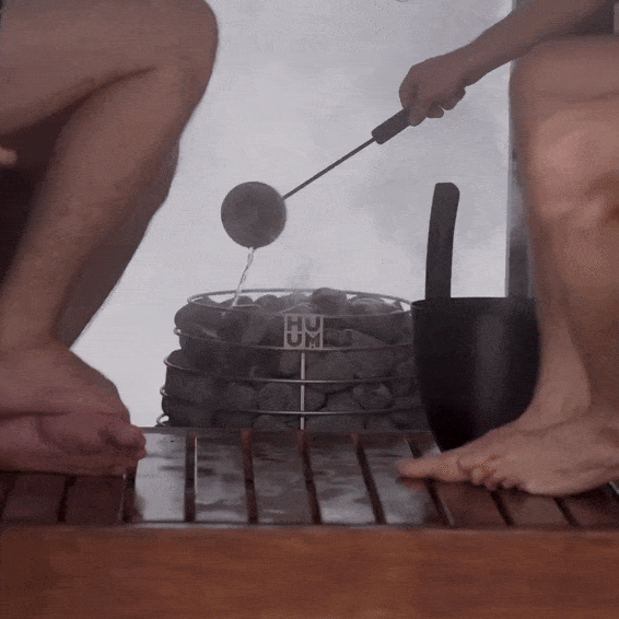 HUUM HIVE Electric Heater Package w/ UKU Wifi Controller and Extension Box and Stones