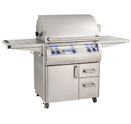 Fire Magic Echelon Diamond E660S 30-Inch Natural/Propane Gas Grill W/ Side Burner, Rotisserie, & Digital Thermometer - E660S-8E1N-62/E660S-8E1P-62