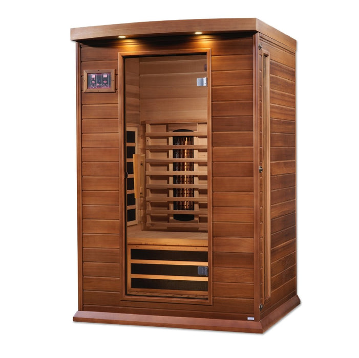 Maxxus 2 Person Full Spectrum Near Zero EMF Cedar Cedar Dry Sauna MX-M206-01-FS CED