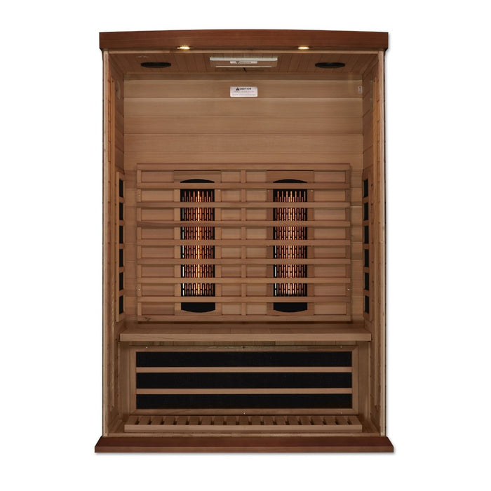 Maxxus 2 Person Full Spectrum Near Zero EMF Cedar Cedar Dry Sauna MX-M206-01-FS CED