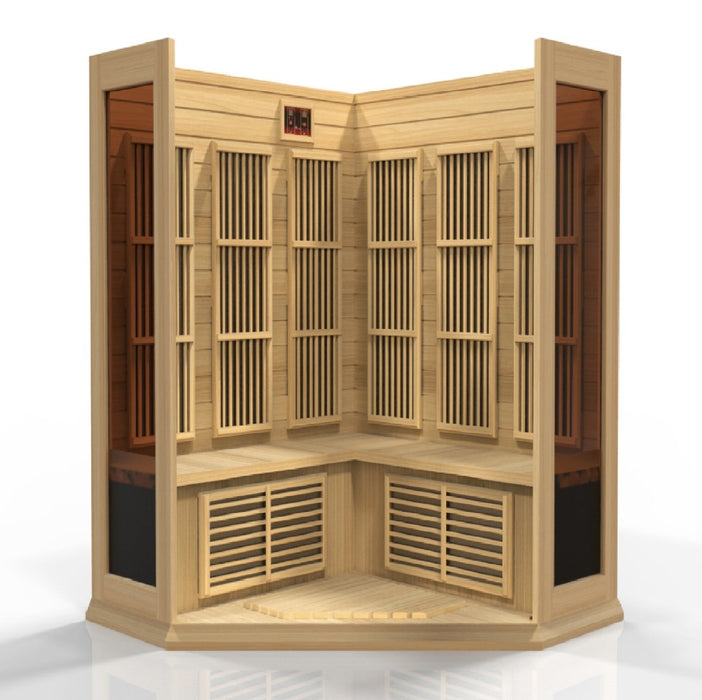 Maxxus 3 Person Corner FAR Infrared Dry Sauna MX-K356-01