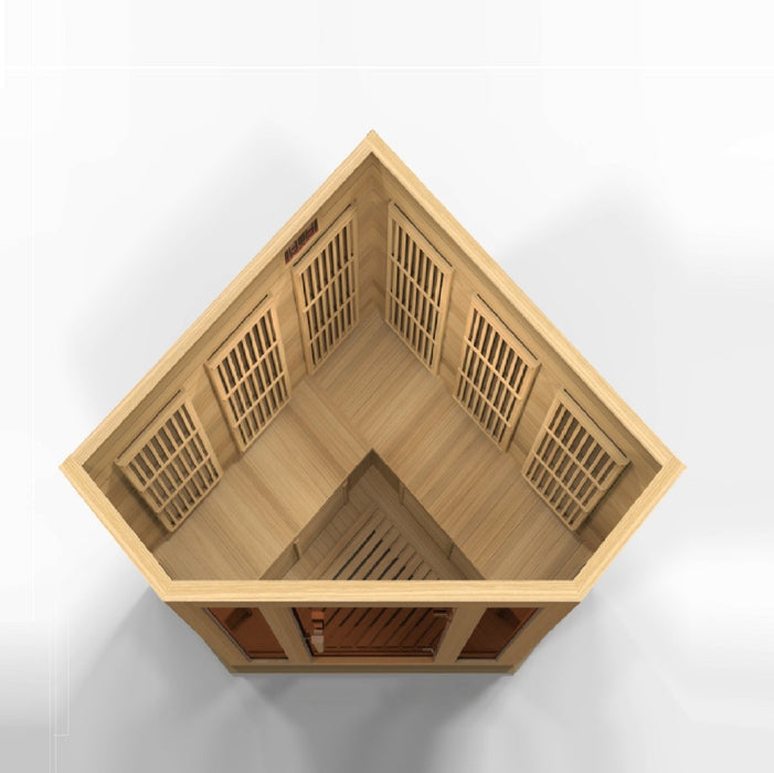 Maxxus 3 Person Corner FAR Infrared Dry Sauna MX-K356-01