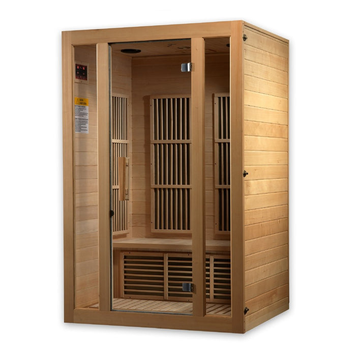 Maxxus Seattle 2 Person FAR Infrared Dry Sauna MX-J206-01