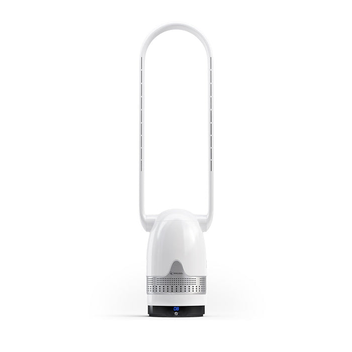 MRCOOL MRBREEZE Silver Oval Bladeless Fan and Air Purifier (MRFAN38PLOAG)