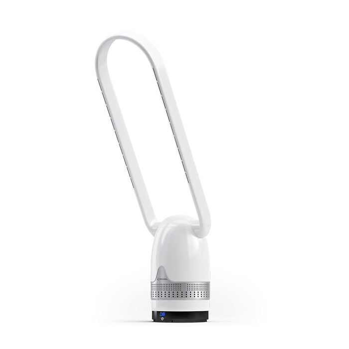 MRCOOL MRBREEZE Silver Oval Bladeless Fan and Air Purifier (MRFAN38PLOAG)