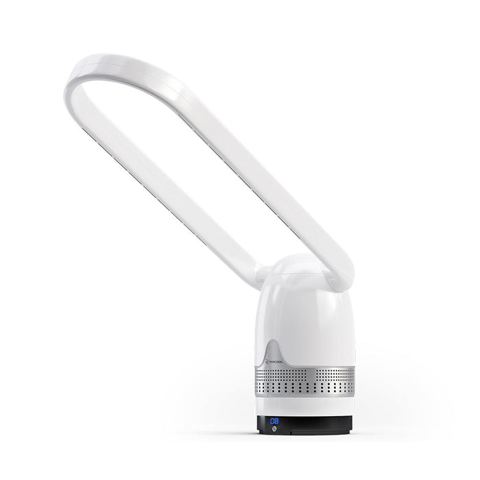 MRCOOL MRBREEZE Silver Oval Bladeless Fan and Air Purifier (MRFAN38PLOAG)