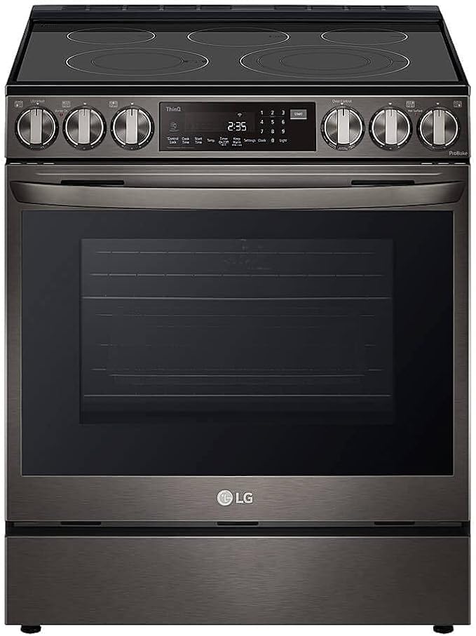 Professional range in modern kitchen