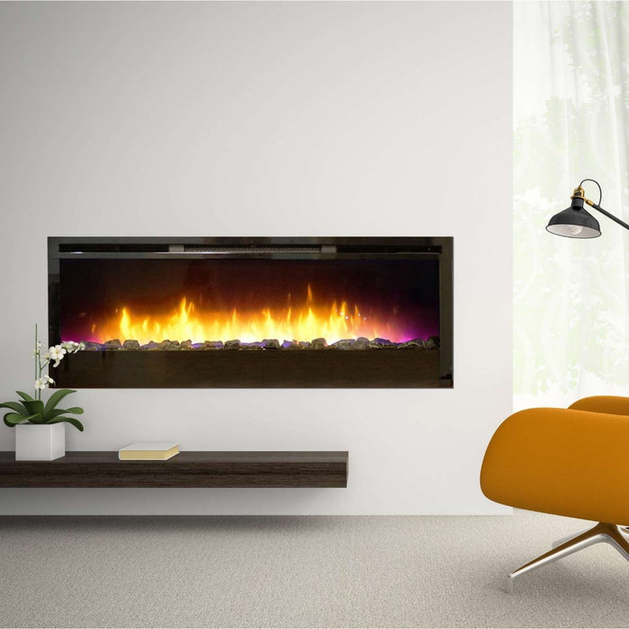 Modern electric fireplace wall mount