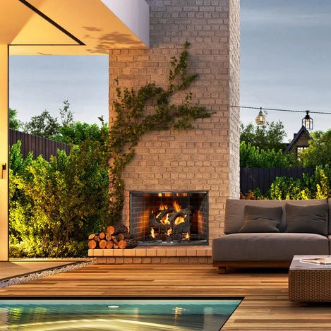 Outdoor Wood Fireplaces