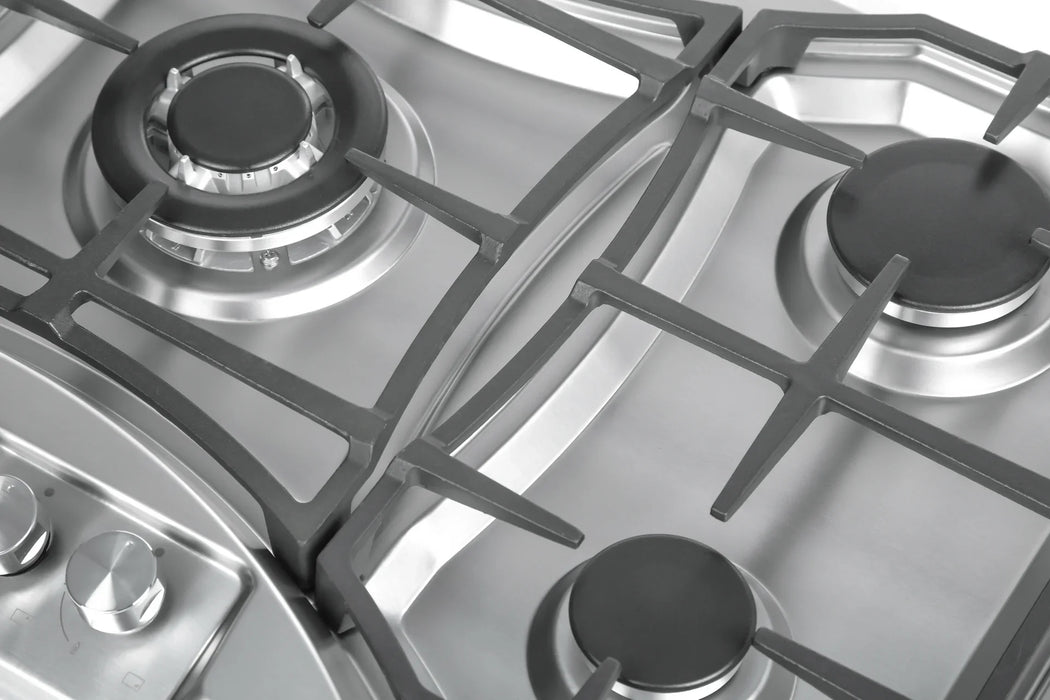 Empava 36-Inch Built-In Natural Gas Cooktops in Stainless Steel (EMPV-36GC24)
