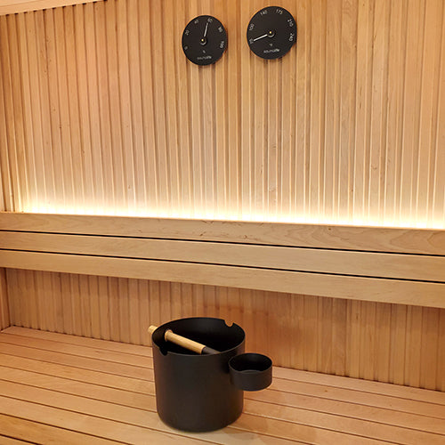 SaunaLife Essentials Set 5 Sauna Bucket and Ladle