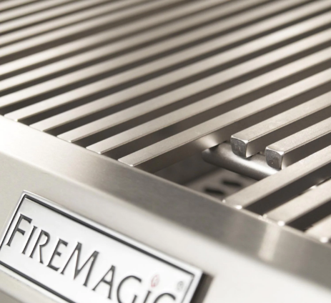 Fire Magic Choice C430S 24-Inch Natural/Propane Gas Grill With Analog Thermometer On In-Ground Post - C430S-RT1N-G6/C430S-RT1P-G6
