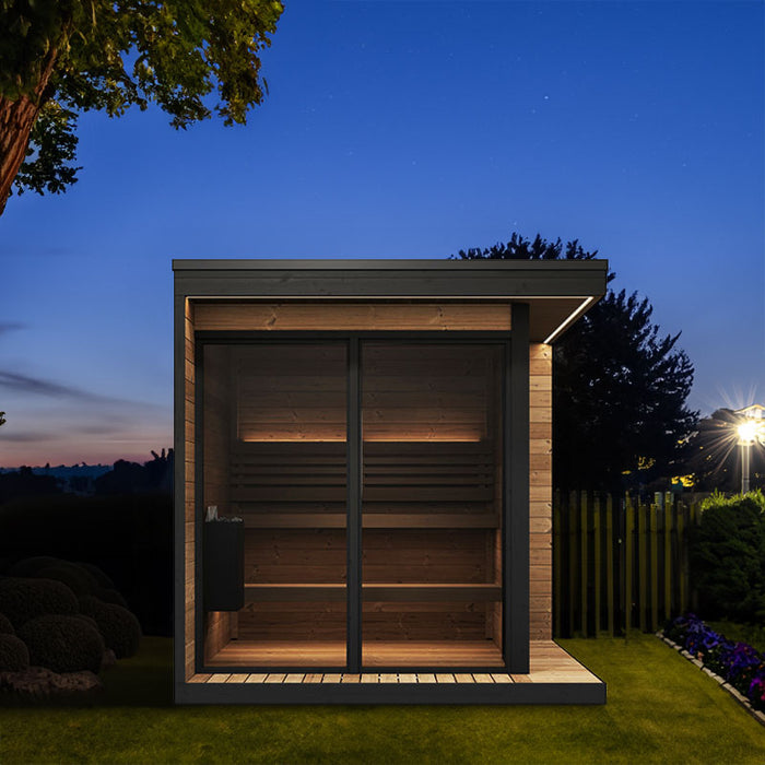 SaunaLife Model GL6 Outdoor Sauna